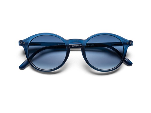 Anteojo de sol Round Azul B+D Sunglasses