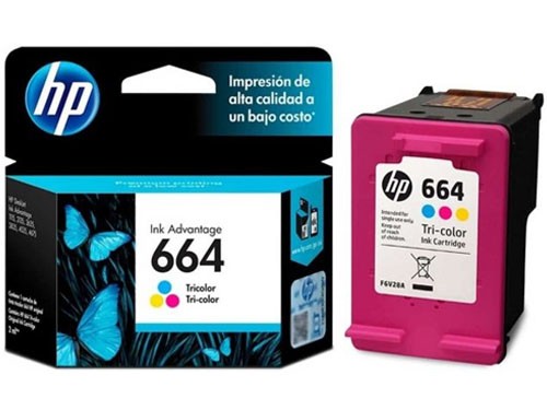 Cartucho de Tinta 664 F6V29AL Color HP
