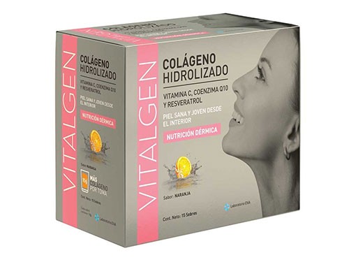 Colageno Hidrolizado + Q10 Resveratrol Vitalgen X 15 Sobres
