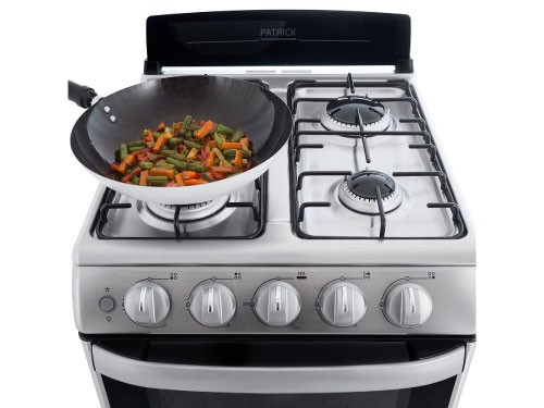 Cocina a gas 55 cm Inoxidable Patrick