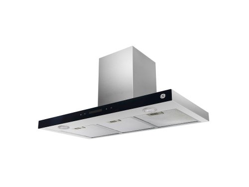 Campana 90 cm Acero inoxidable con vidrio negro GE Appliances