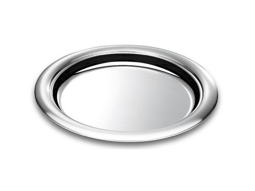 Plato Redondo Llano Rotonda Acero Inoxidable 29cm Tramontina