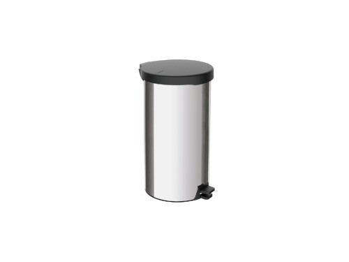 Tacho Tramontina Acero Inox Pulido con Pedal y Tapa 20 L