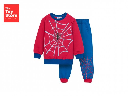Buzo Y Pantalon Spiderman Conjunto Tipo Disfraz Marvel®