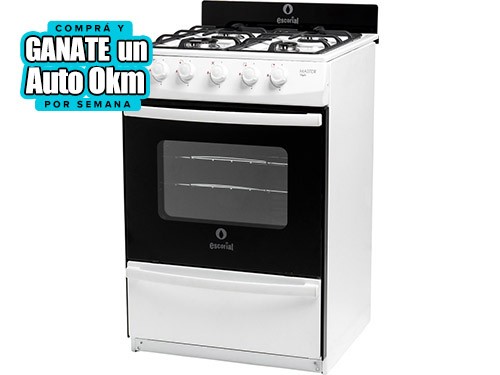 Cocina Multigas ESCORIAL MASTER STYLE 56CM Color Blanco