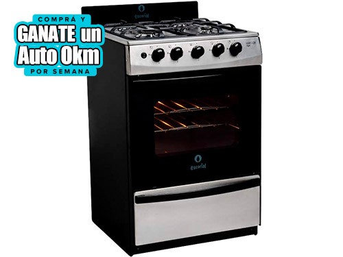 Cocina Multigas ESCORIAL MASTER STYLE 56CM Color Inoxidable