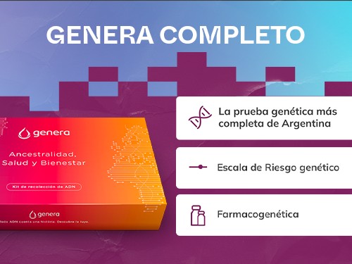 Test Genético Genera Completo con 40% OFF directo en el sitio web