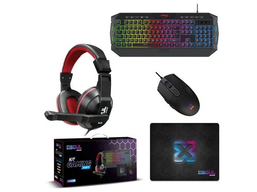 COMBO GAMING SOUL TECLADO+MOUSE+AURICULAR+MOUSE PAD