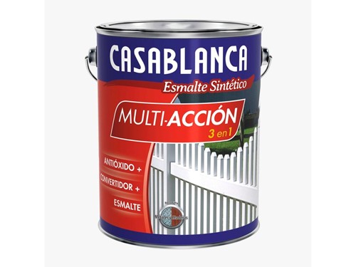 Esmalte sintético Casablanca Multiacción 4 litros colores grupo 1