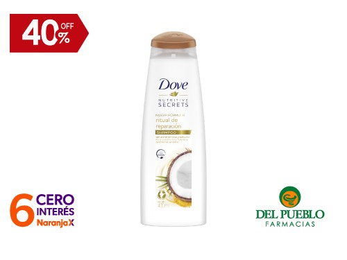 Shampoo Dove Ritual de Reparación x 400 ml