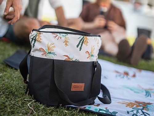 Bolso Térmico Chilly 10 lts de tela estanco diseño Coral
