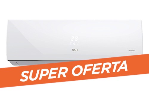 AIRE ACONDICIONADO SPLIT BGH BSH52WCU FRIO/CALOR 4300 FRIGORIAS