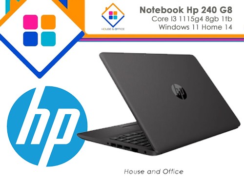 Notebook 240 G8 plateado 14" Intel Core i3 1005G1 8GB HP