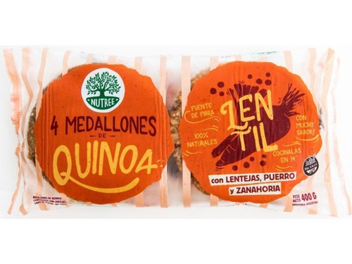 Medallones de quinoa Lentil Nutree x 400gr