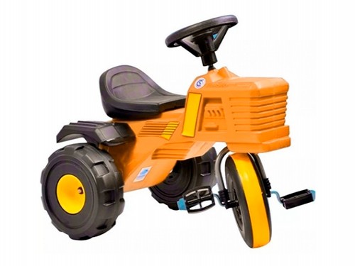 Triciclo Tractor a Pedal Infantil con Pata Niños Reforzado Rodacross