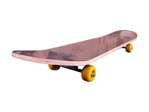 Skate Para Niños o Principiantes Negro con Dragon Amarillo 80 x 20 Cm