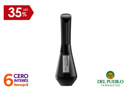Máscara de Pestañas L'Oréal París Unlimited Washable x 7,4 ml