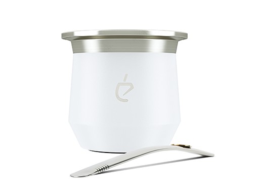 Un Mate - Perla White + Bombilla