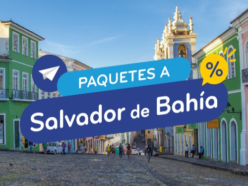 Paquete a Salvador de Bahia en Oferta. Vuelo + Hotel + Trf. Brasil.
