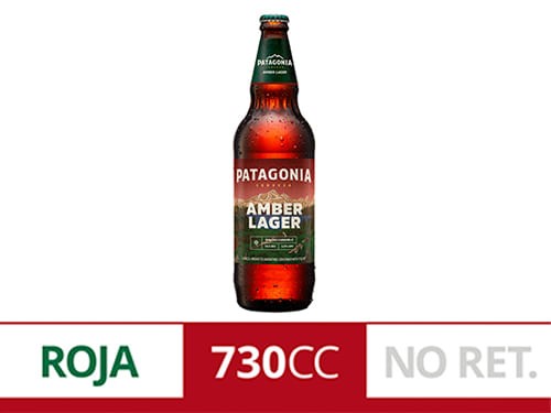 Cerveza Amber Lager Patagonia 730cc - Llevá 2x1