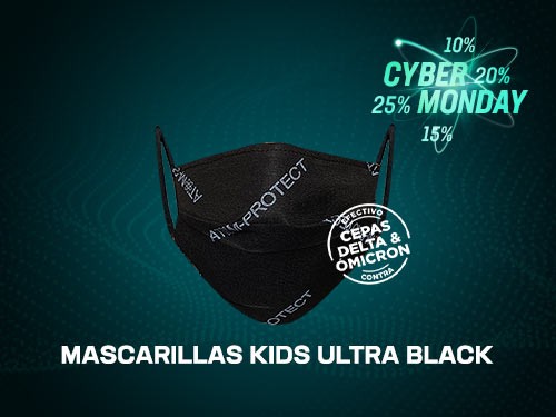 Mascarilla Kids Ultra Black