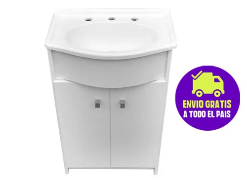 Mueble Para Baño Tioso Hogar Clásico Dos Puertas De 51cm De Ancho, 78.