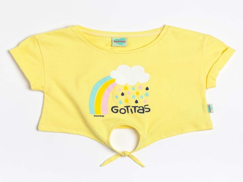 Remera Gotitas Celeste Nena