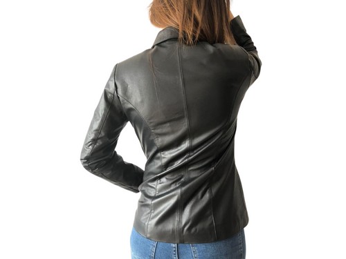Camperas de cuero vacuno art. 500 para mujer MI CAMPO