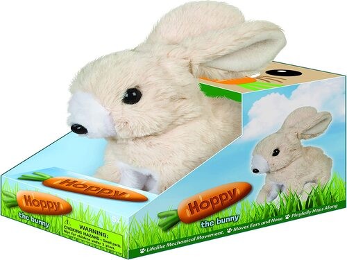 Westminster 111247 Hoppy The Bunny, conejo de juguete mecánico