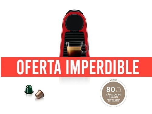 CAFETERA EXPRESS NESPRESSO ESSENZA MINI (D30-AR-RE-NE)