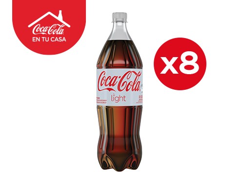 8 Coca-Cola Light 1.75L