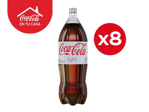 8 Coca-Cola Light 2.25L