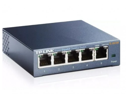 Switch 5 Bocas Tp-link Tl-sg105 10/100/1000 Mbps Gigabit