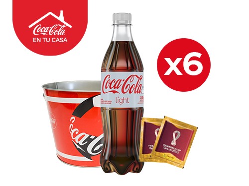 Combo Mundialista + 6 Coca-Cola Light 500ml