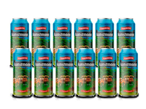 Cerveza Kunstmann Torobayo Lata 473cc Pack X 12u.