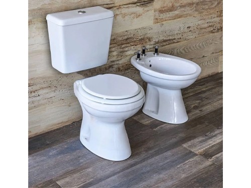 Sanitarios 5 Piezas Inodoro Mochila Bidet Capea + Envio