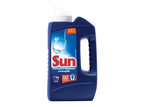 Sun Detergente En Polvo Para Lavavajilla Botella 1 Kg
