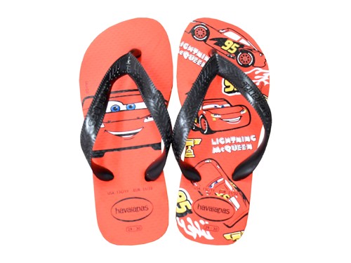 Ojotas Havaianas Cars Niños Del Talle 25 Al 36