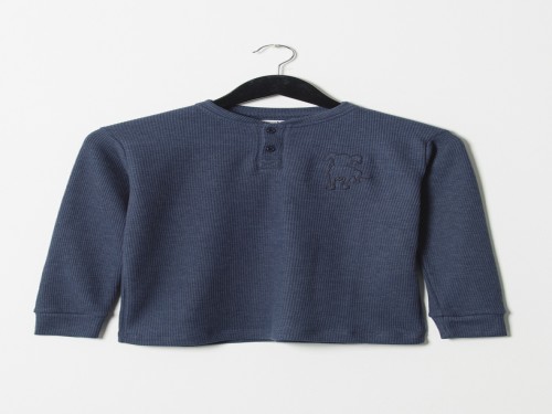 REMERA DE NIÑOS MANGA LARGA SNACK AZUL - PETIT GARZON