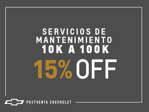 Cruze 1.4 (Hasta MY 17) - Servicio Mantenimiento 10K