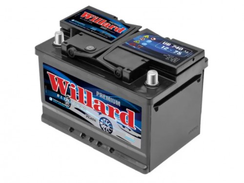 Bateria Willard 12 X 75 + Derecha Ub740