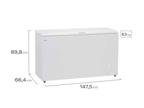 Freezer Horizontal Gafa Eternity XL410 AB Blanco 399 lts.