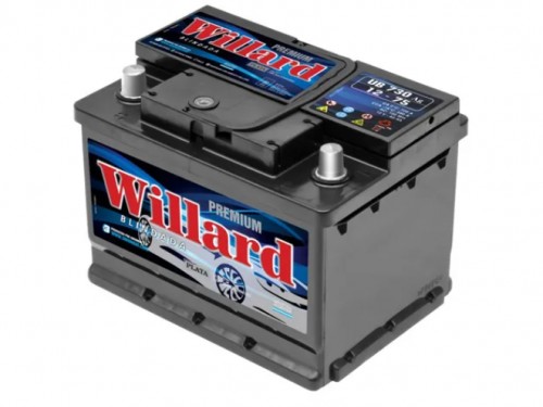 Bateria Auto Willard 12x75 Ub730 12 Volt 75 Amper