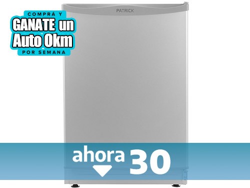 Heladera Bajo Mesada PATRICK HPK120P00S 120 Litros Color Plata