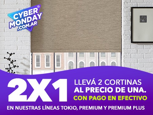 2X1 - DOS CORTINAS AL PRECIO DE UNA