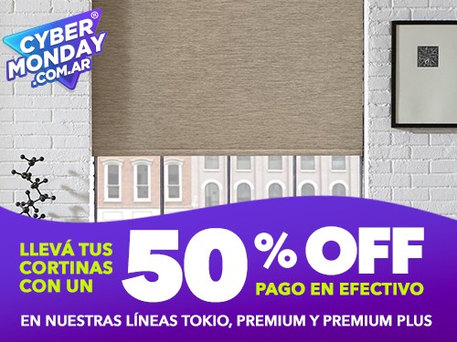 50% DE DESCUENTO EN CORTINAS ROLLER