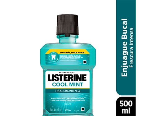 Enjuague Bucal Listerine Cool Mint 500 Ml