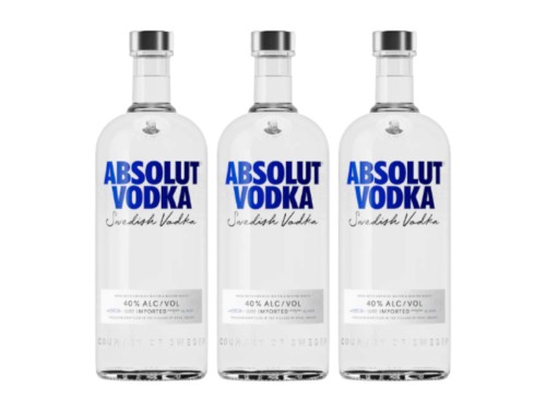 Vodka Absolut Azul Clasic 700 Ml Original x3 Fullescabio