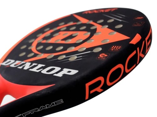 Paleta de Padel Dunlop Rocket Eva Pro + Tubo de Pelotas Dunlop Team