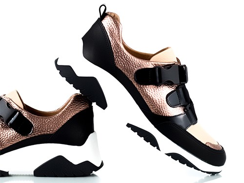 Zapatillas Cyber monday de cuero de moda de mujer La Leopolda